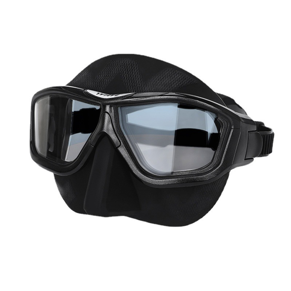 Freediving Mask Set - Neue Anti-Beschlag-High-Definition-Tauchmaske mit großem Rahmen, Schnorchelausrüstung,