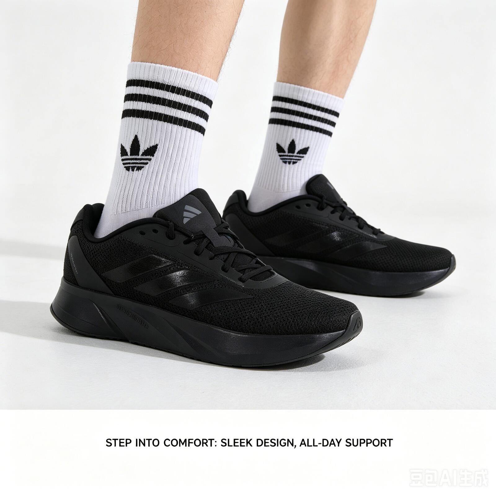 Adidas Shoes Duramo Sl - adidas Schwarz Weiß Drei Streifen Atmungsaktive
