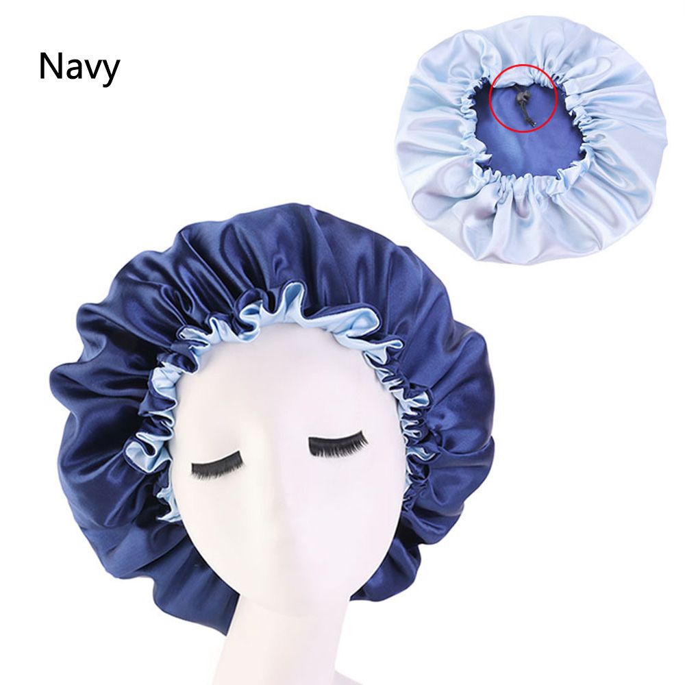Aquatic Sports Hat - Reversible doppellagige Haar-Styling-Zubehör, Nachtschlaf-Mütze, Chemo-Kappen, Satin-Mütze,