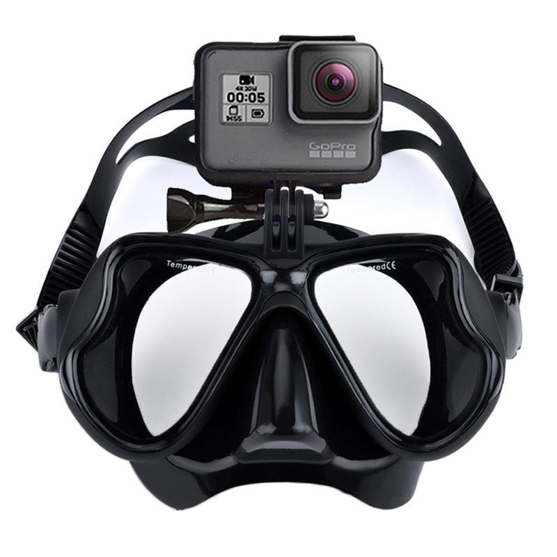 Freediving Mask Set - JoyMaySun Professionelle Unterwassermaske Kamera Tauchmaske Schwimmbrille