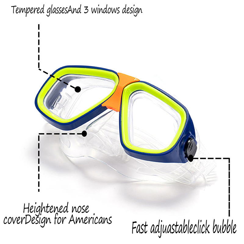 Erwachsene Kinder Tauchbrille  – Freediving Mask Set Bewertung und Preis