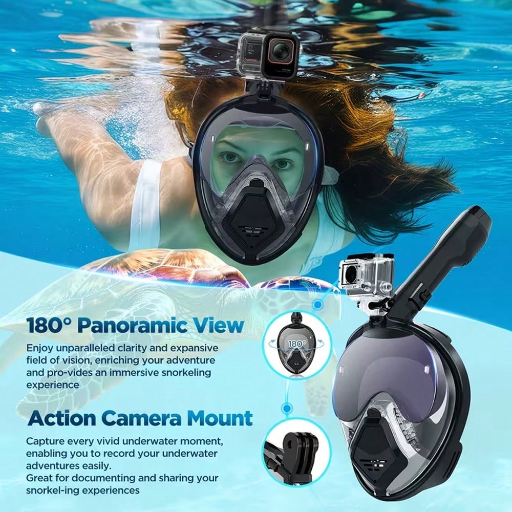 Devilfish Vollgesichts-Schnorc – Snorkel Dry Top Bewertung und Preis